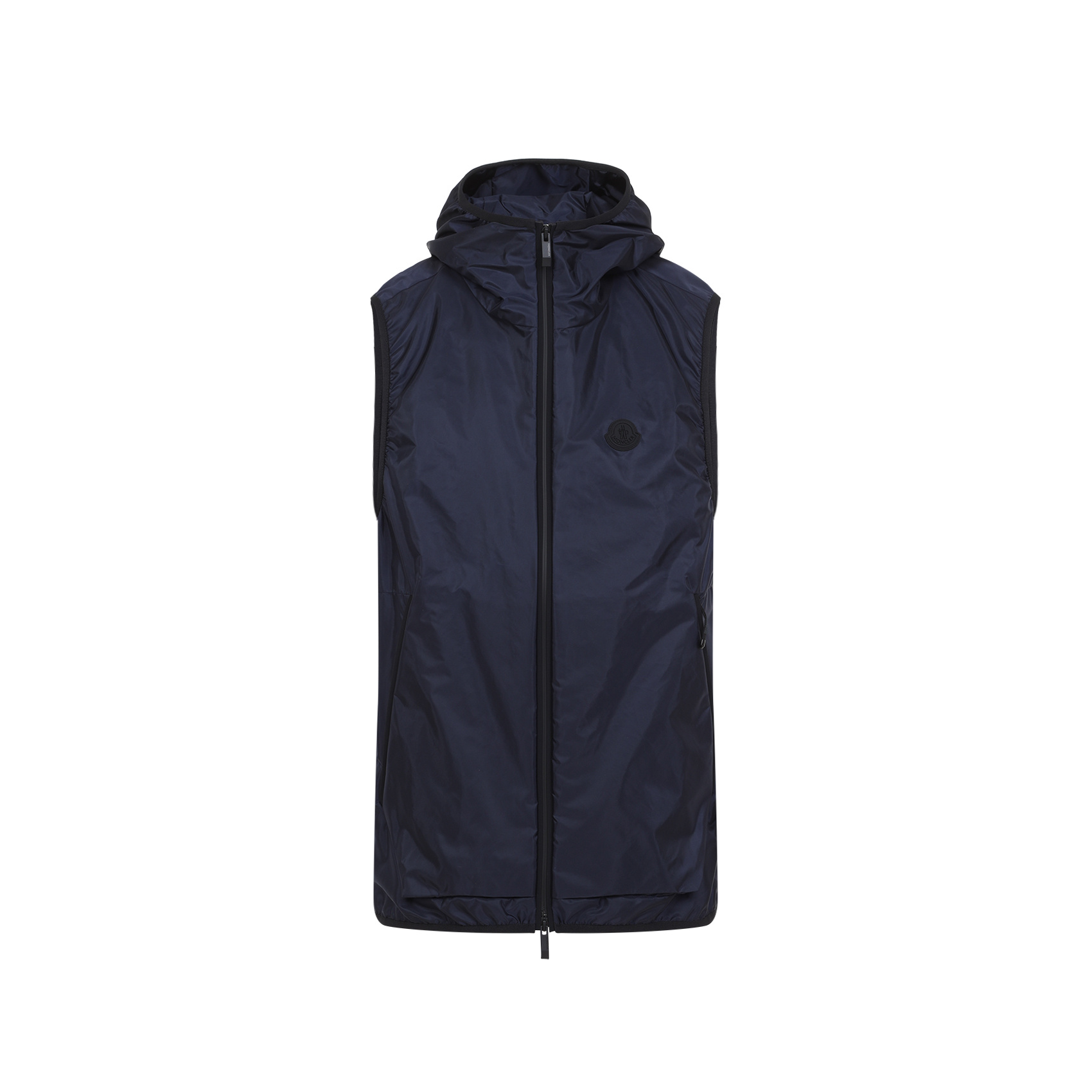 Moncler Moretan Zip-up Vest In Blue
