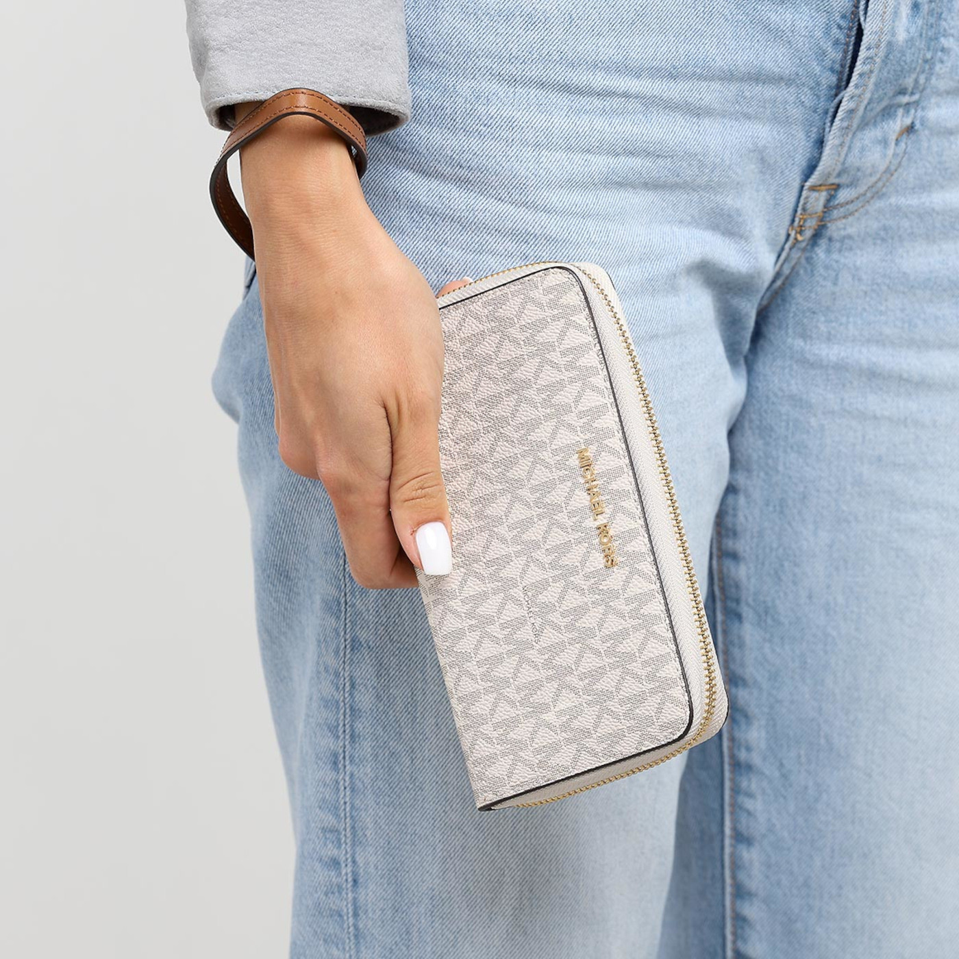 MICHAEL MICHAEL KORS LOGO-MONOGRAM PURSE