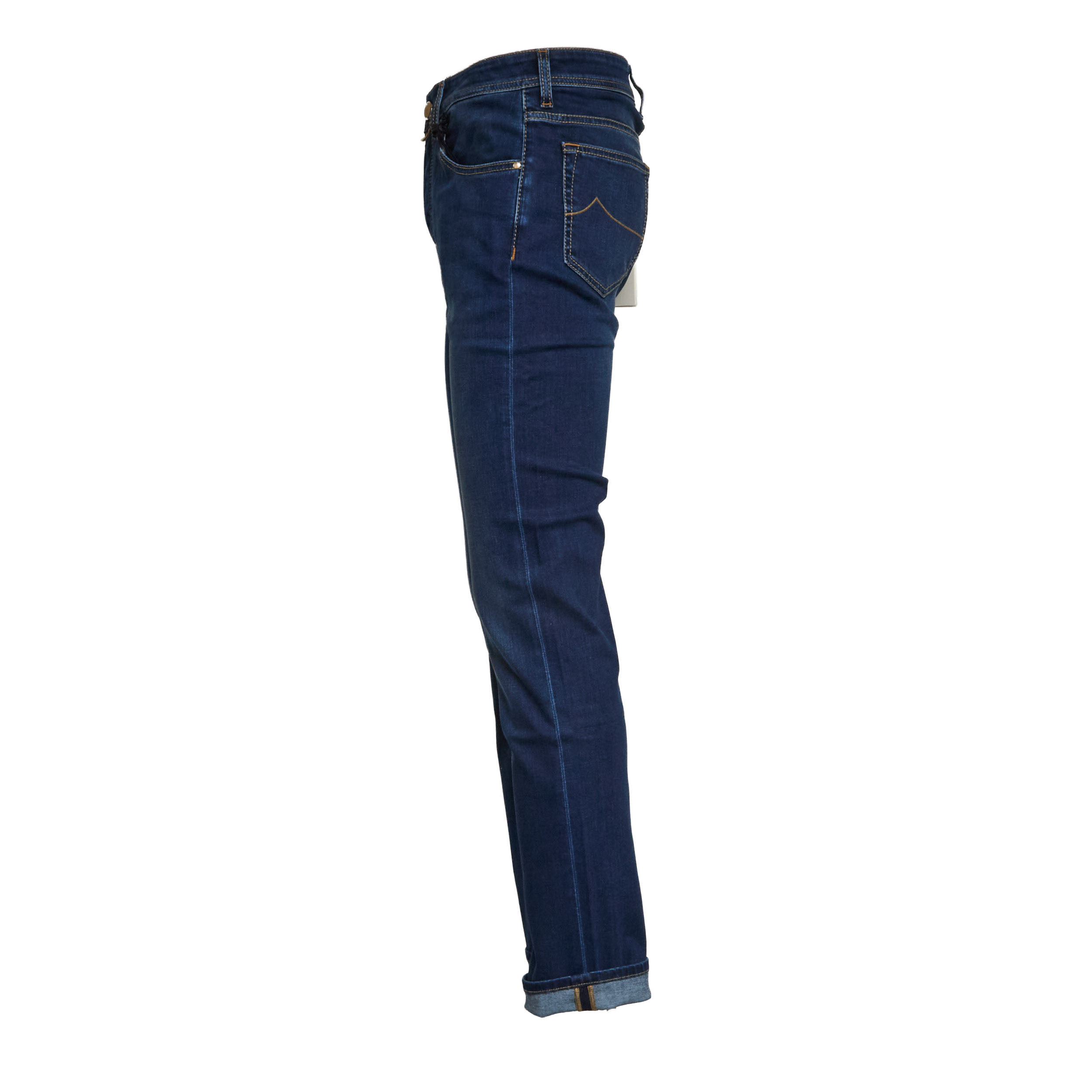 Jacob Cohen Bard Patterned Insert Jeans In Blue