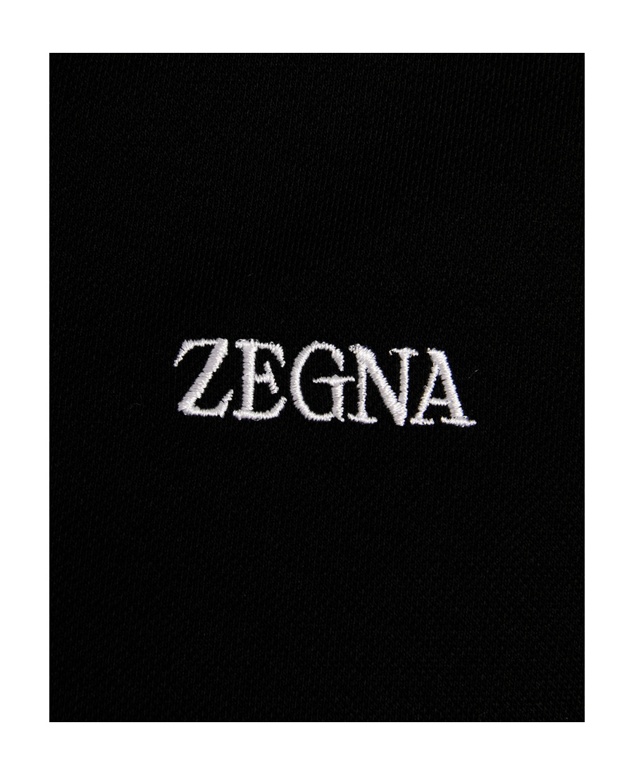 ZEGNA Z ZEGNA LOGO EMBROIDERED SHORT-SLEEVED POLO SHIRT