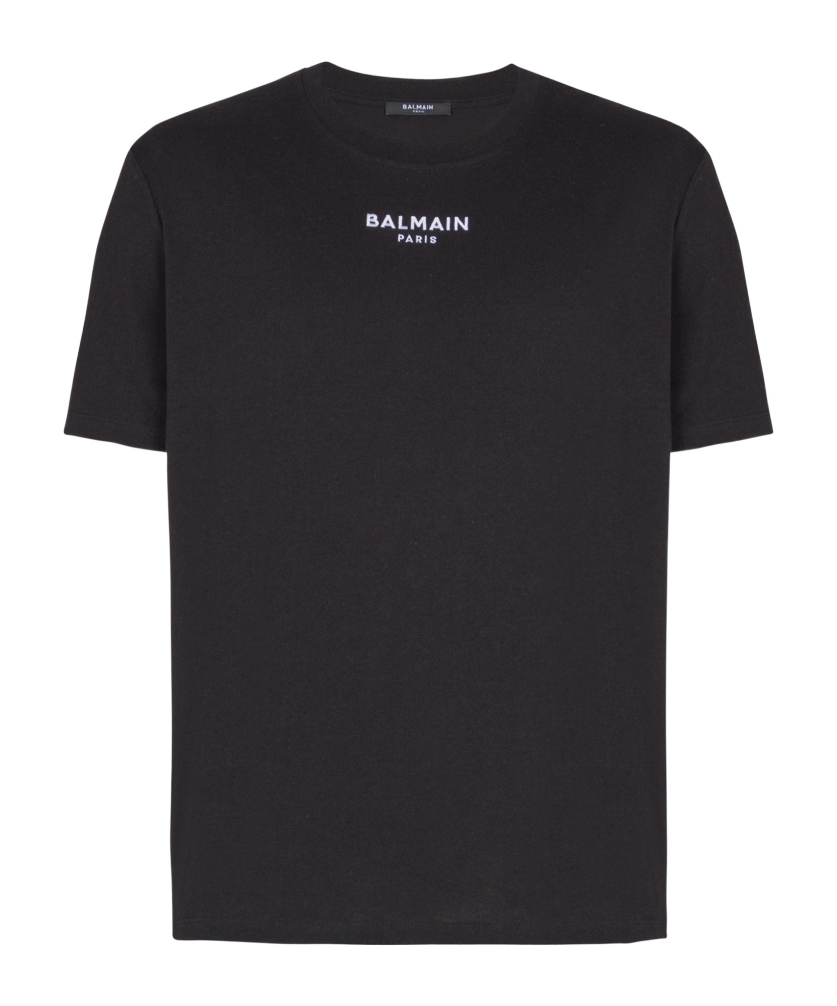 Balmain Embroidered Logo T-shirt In Black