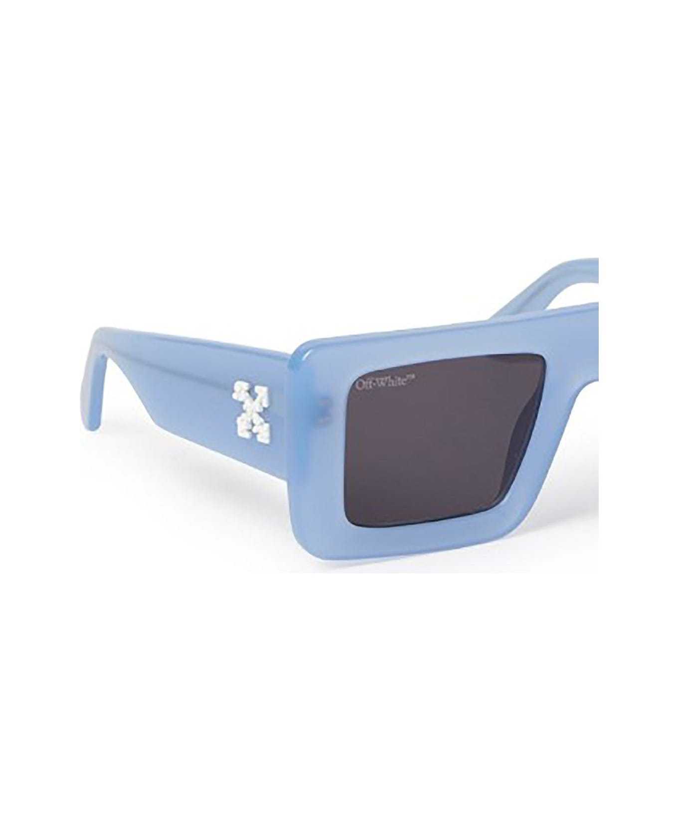 Off-white Full Frame Sunglasses In Blue