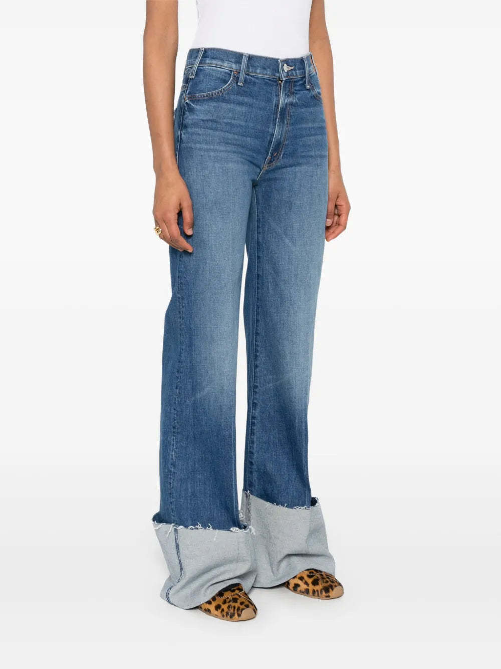 Mother Belt-loop Jeans In Blue
