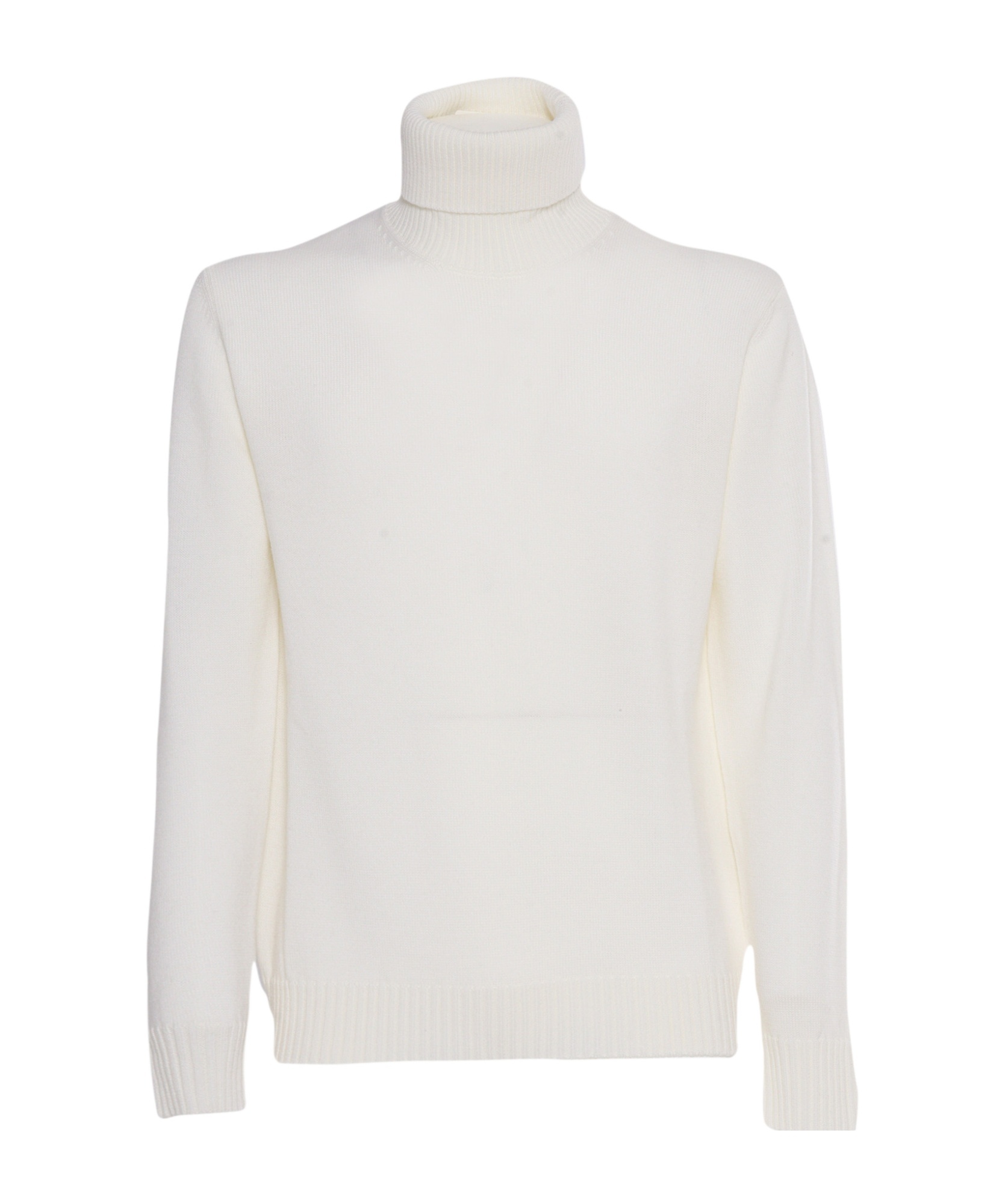 Ballantyne Turtleneck Long Sleeve Sweater In White