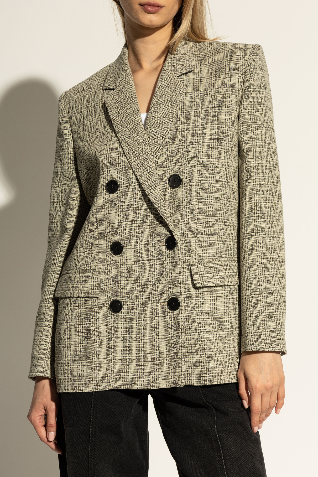 Isabel Marant Irma Double-breasted Blazer In Nude