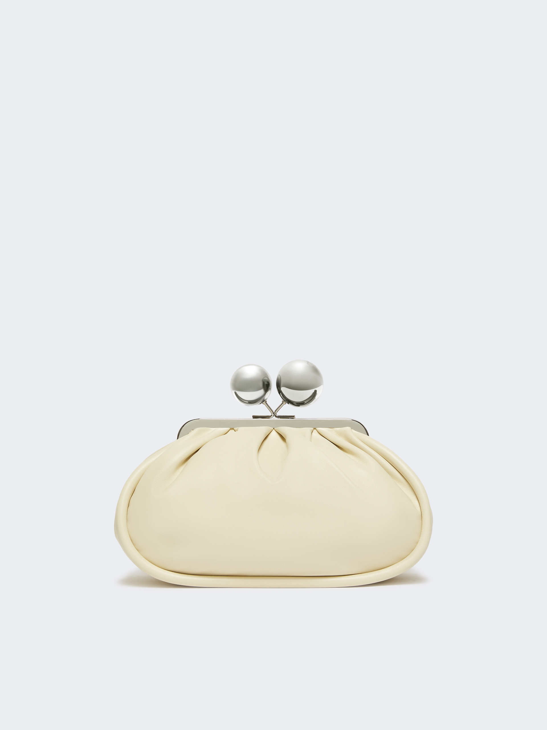 Weekend Max Mara Medium Pasticcino Bag In Glossy Nappa Leather In Brown
