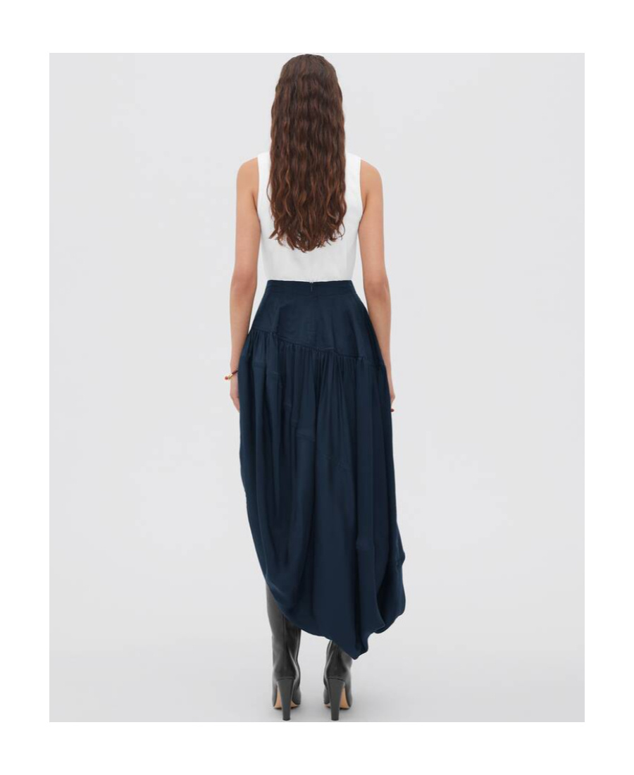 Bottega Veneta Emblem Skirt In Black