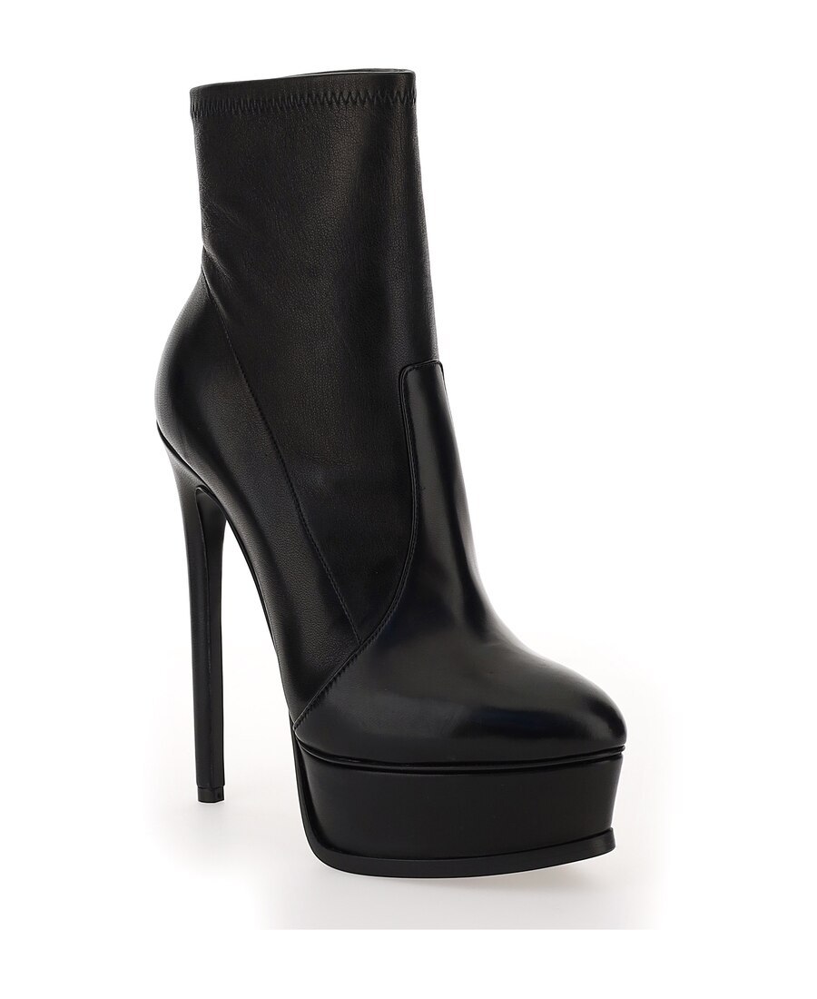 Casadei Neona 15mm Platform Boots In Black