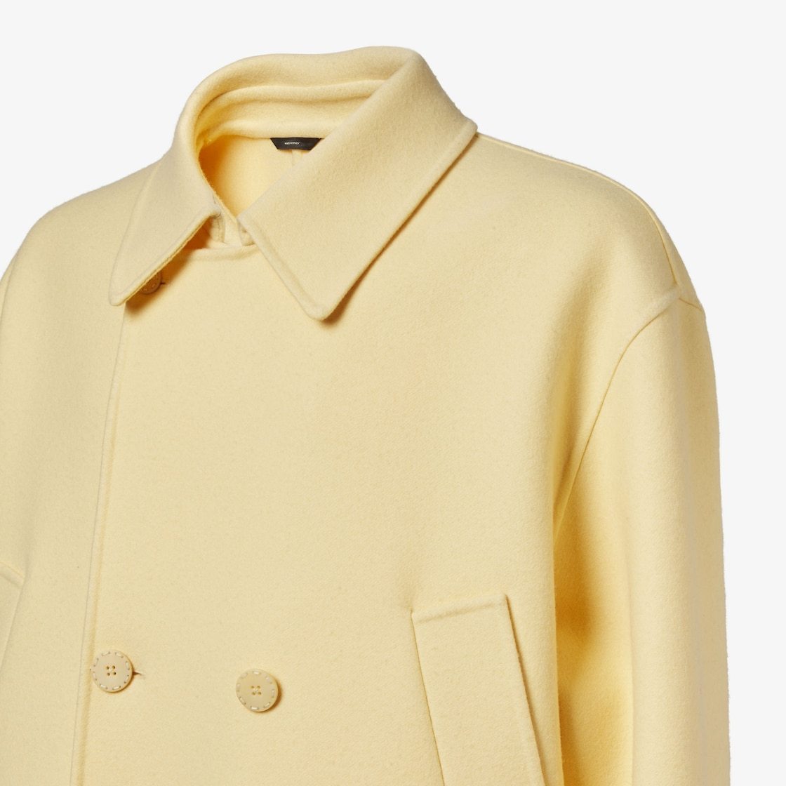 Fendi Caban Coat Coats And Trench Coats Yellow In Yellow