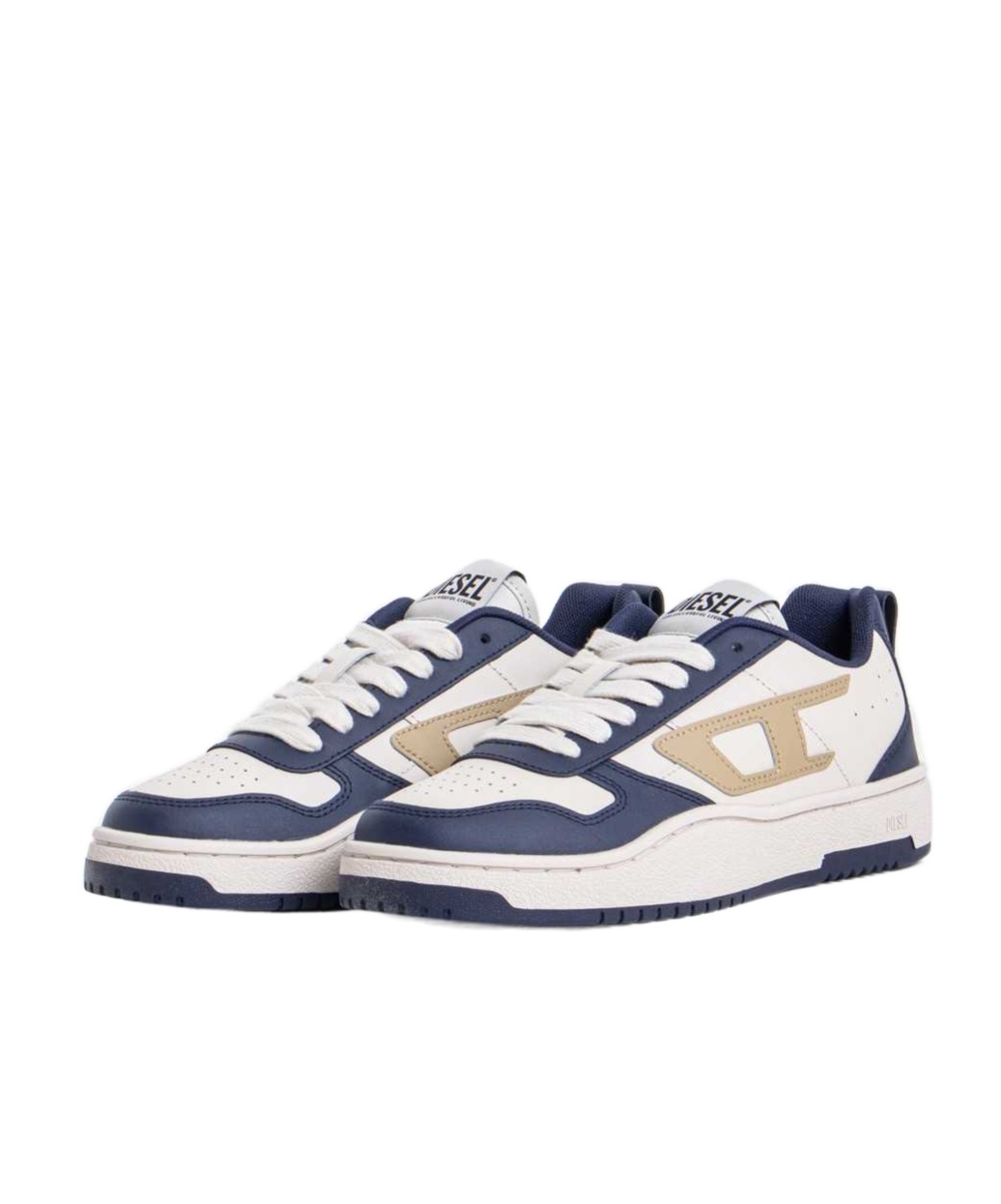Diesel Logo Sneakers In White
