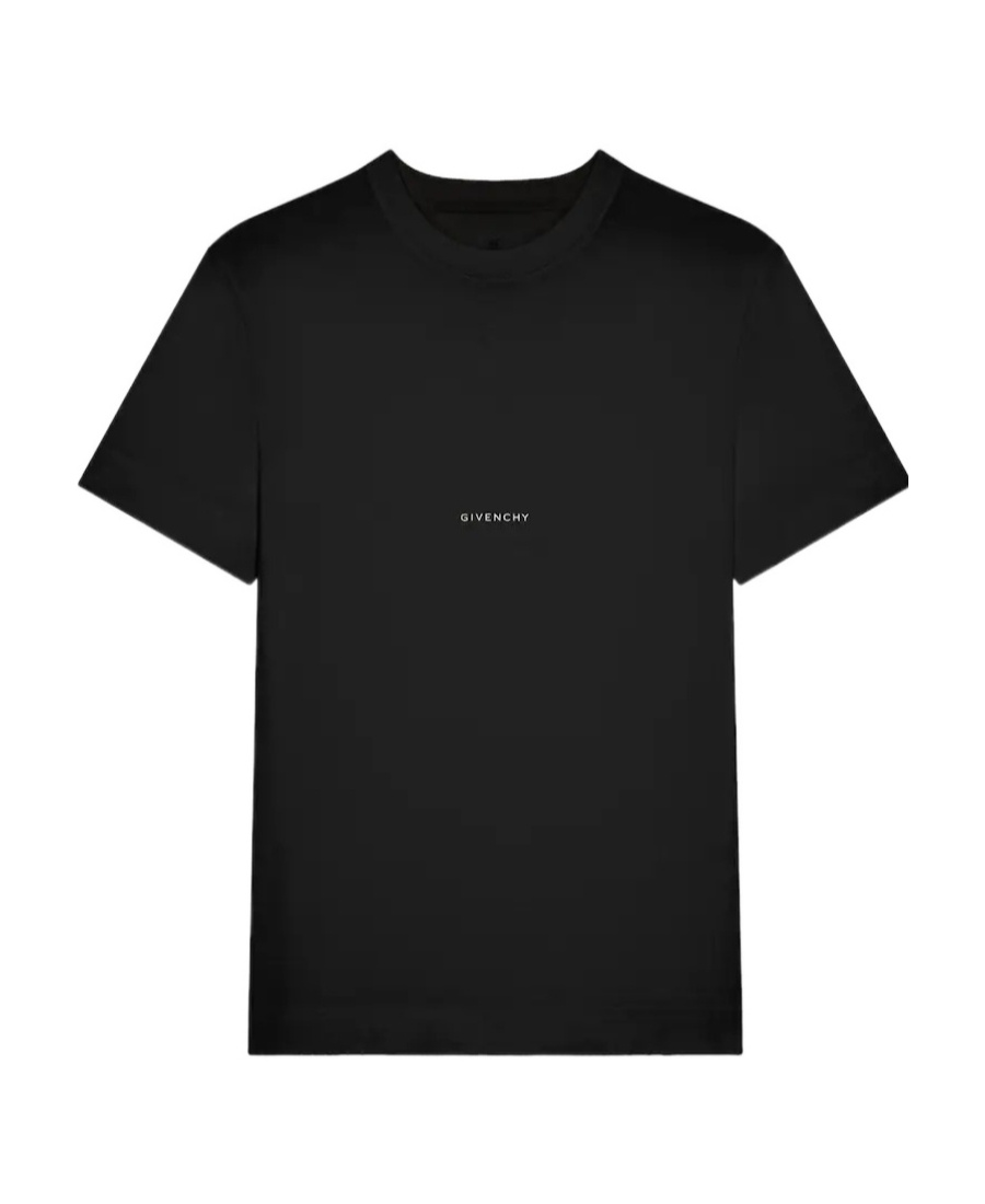 Givenchy Small Logo-print T-shirt In Black