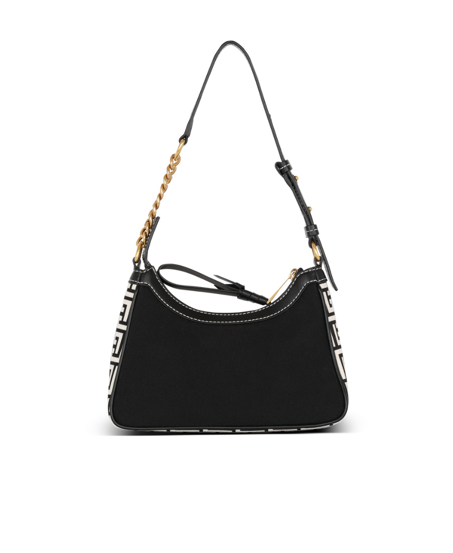 Balmain B-army Letter Shoulder Bag In Black