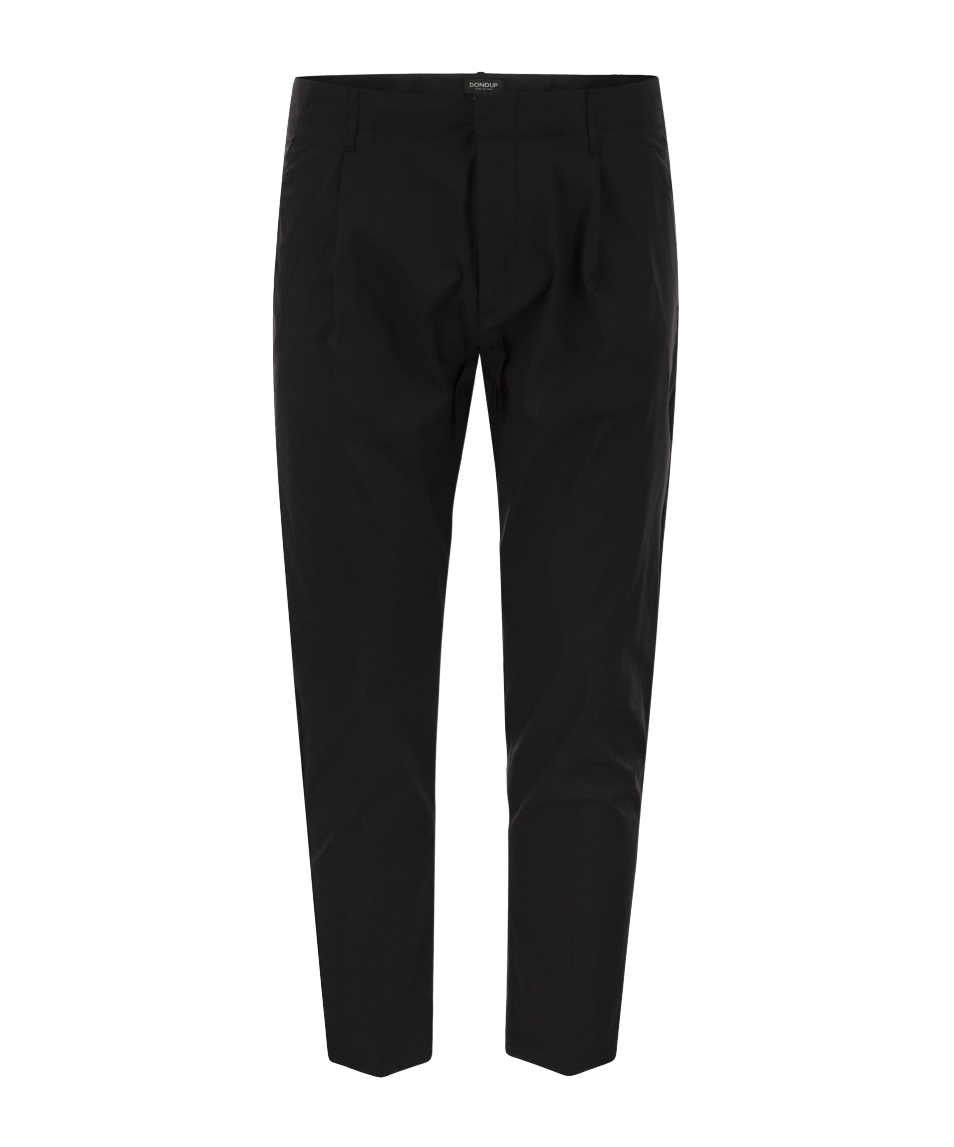 Dondup Belt Loop Casual Pants In Black