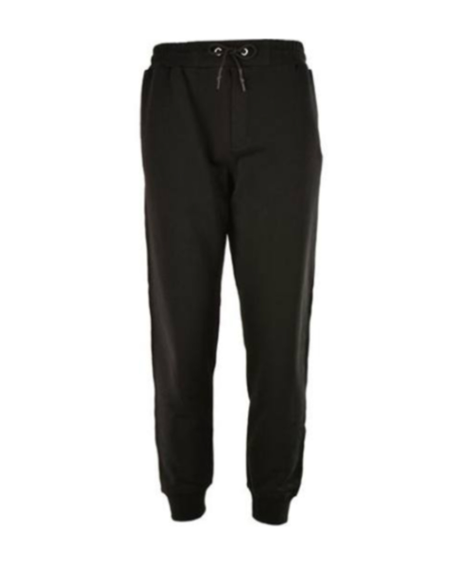 Alexander Mcqueen Black Logo Detail Sweatpants In Black