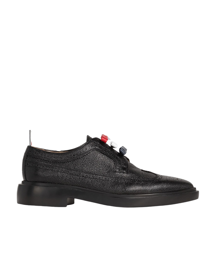 Thom Browne Rwb Bow-embellished Brogues In Black