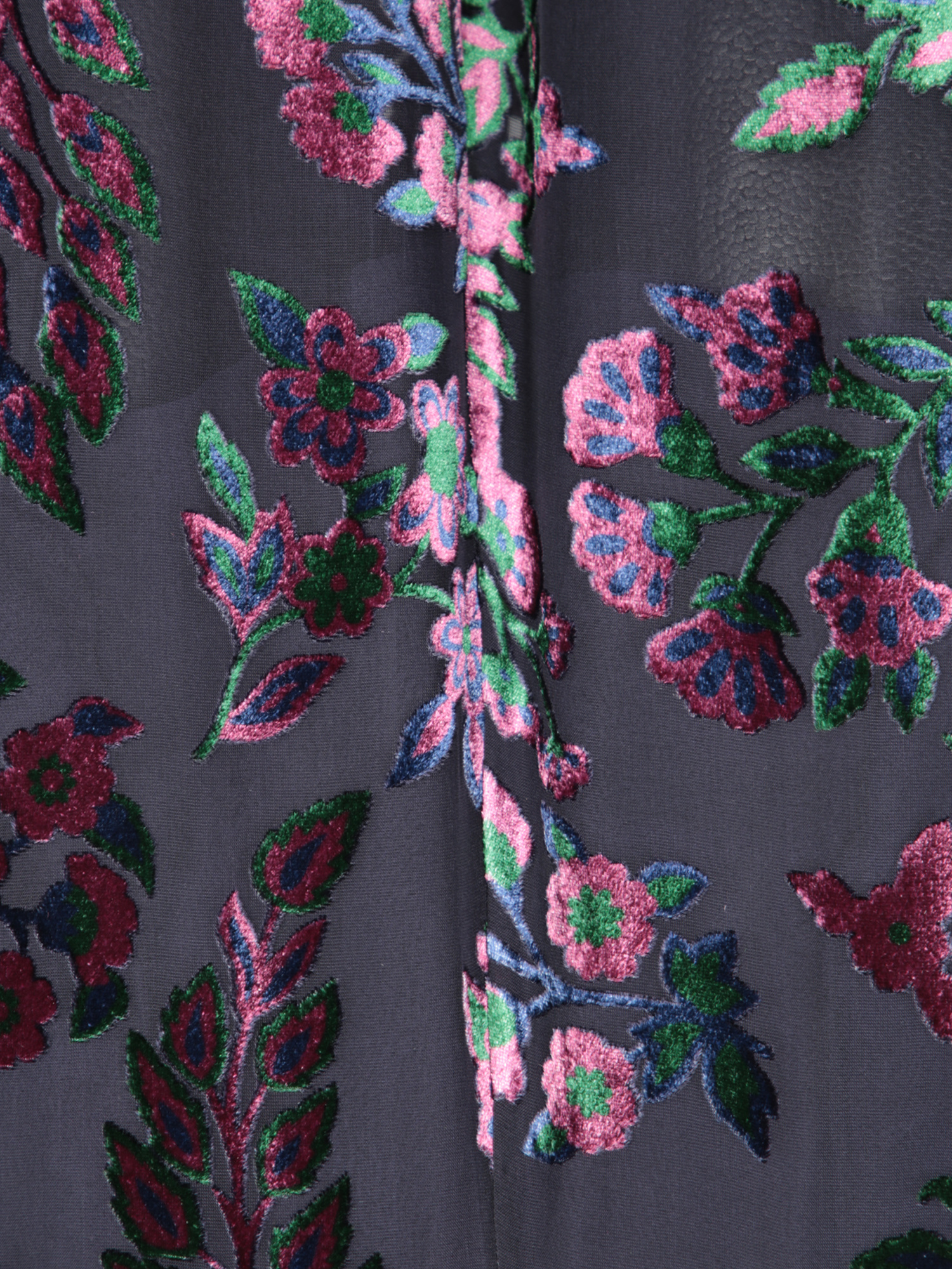 Etro Velvet Paisley Print Trousers In Black
