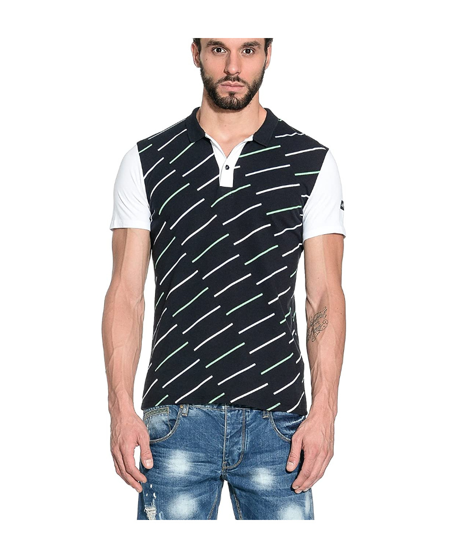 ARMANI JEANS LOGO DETAILS POLO SHIRT