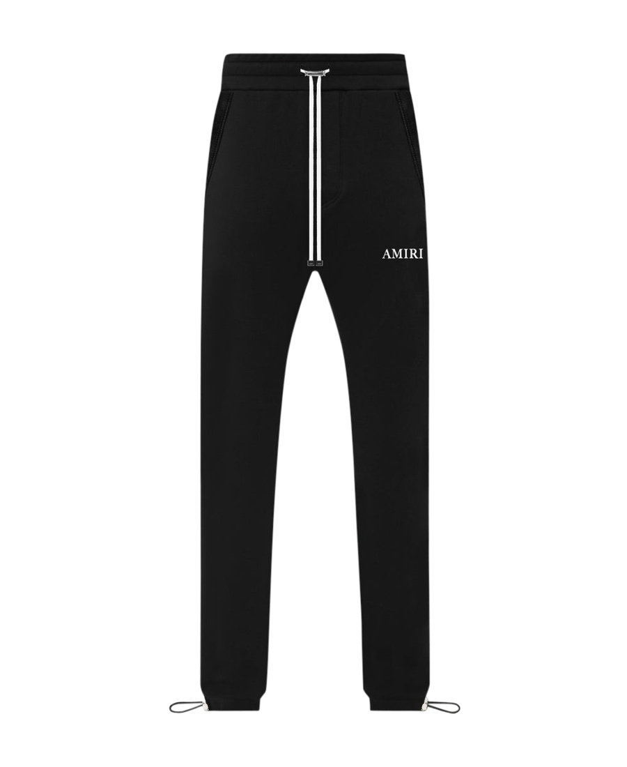 Amiri Logo-embroidered Track Pants In Black