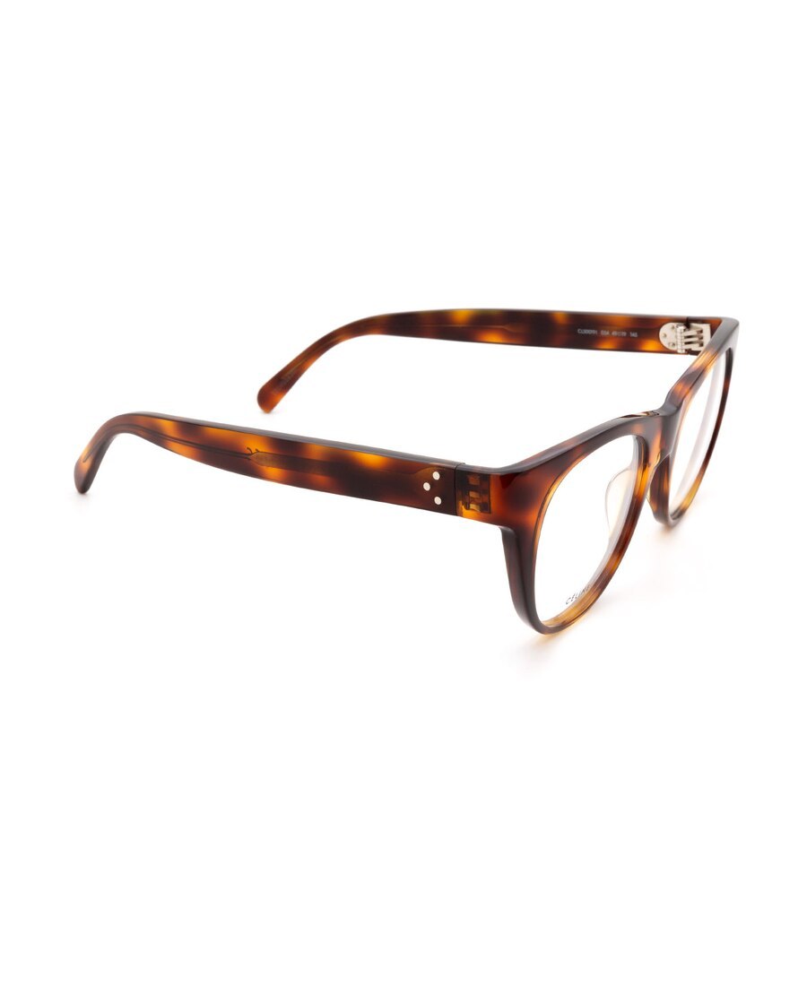 Celine Cat's Eye Flat Lens In Brown