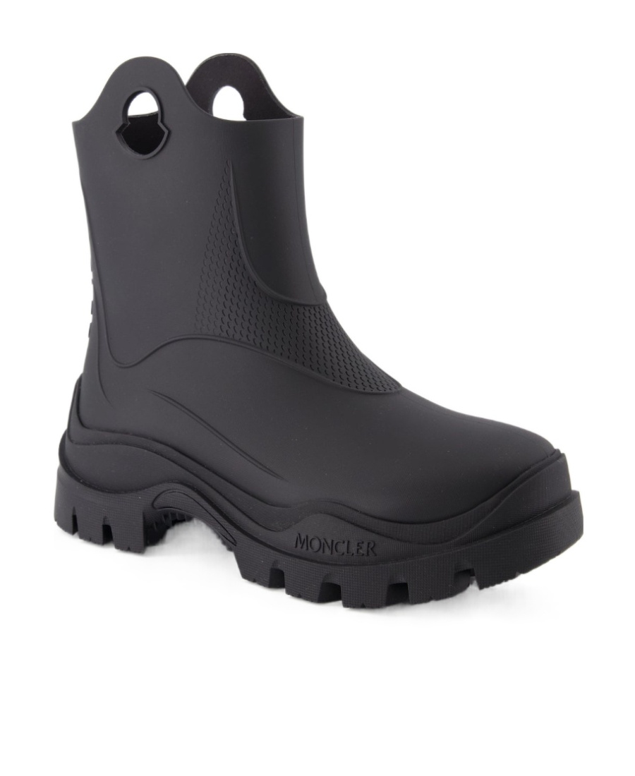 Shop Moncler Misty Rain Ankle Boots In Black