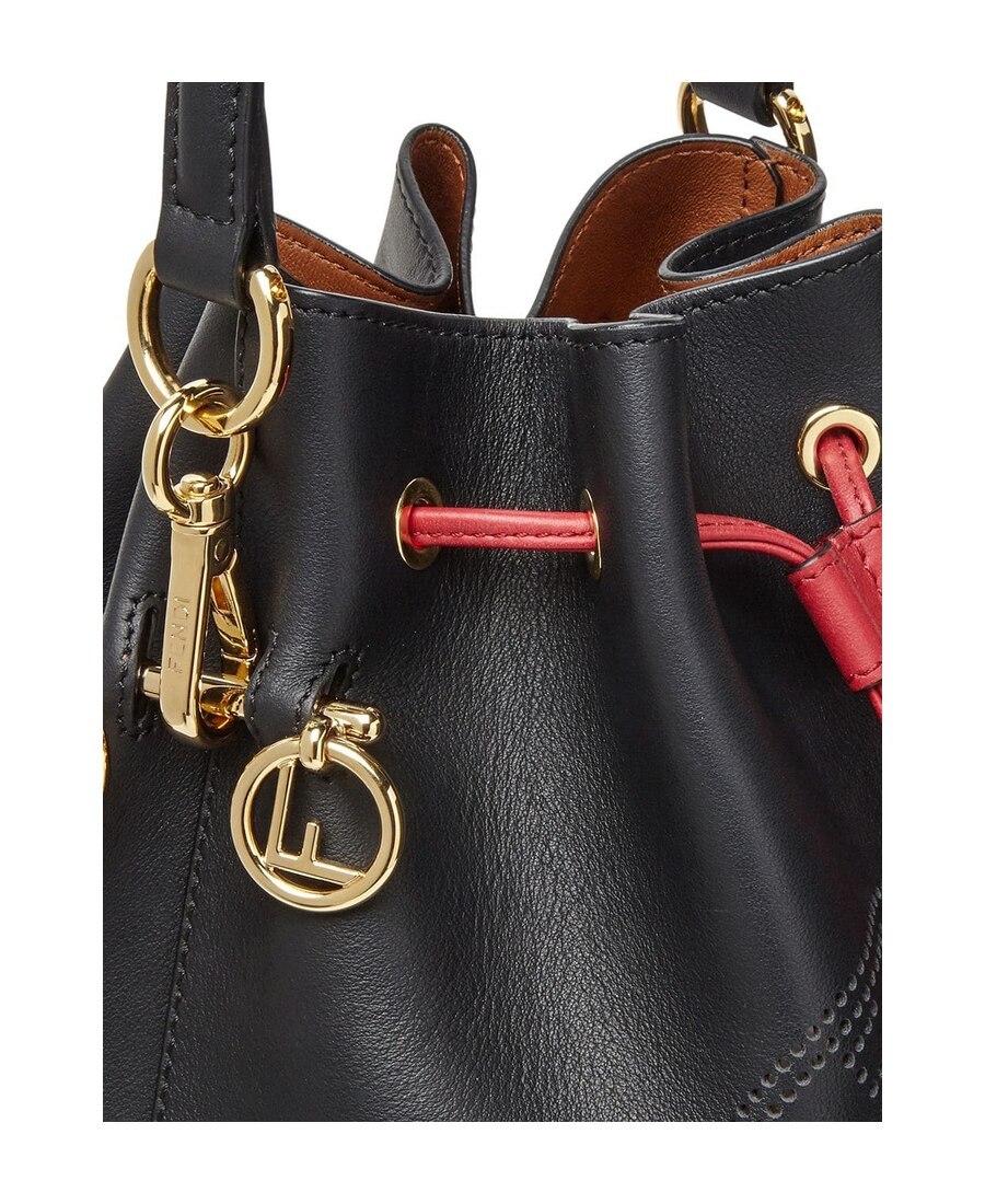 Shop Fendi Mon Tresor Bucket Bag In Black