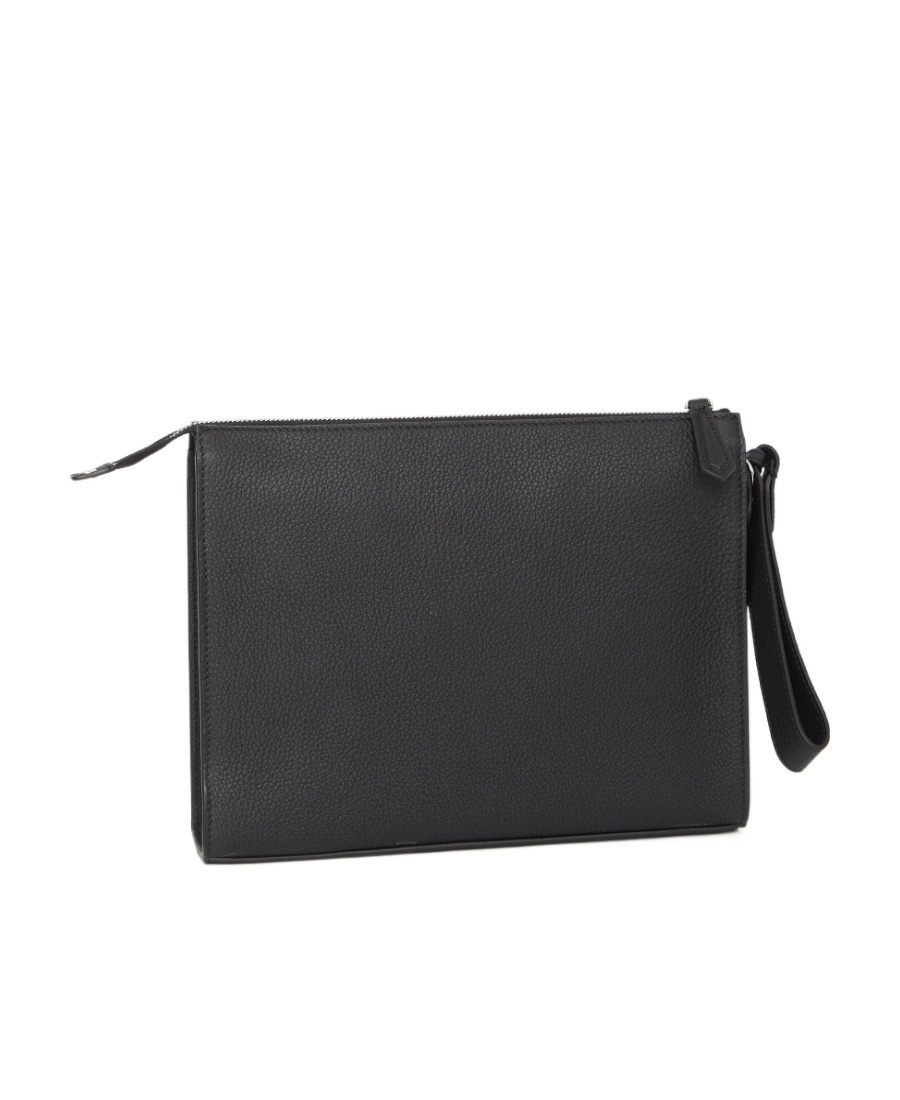 Fendi Zipper Handbag In Black