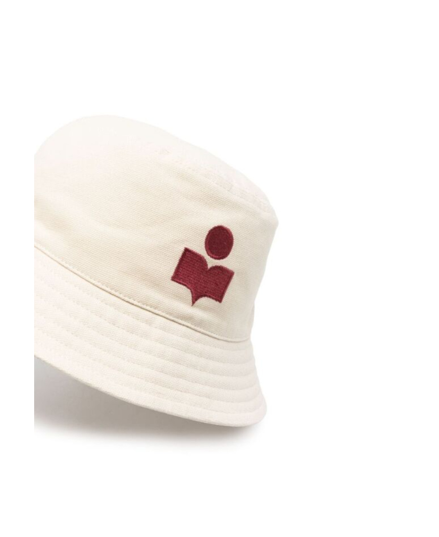 ISABEL MARANT LOGO EMBROIDERED FISHERMAN'S HAT