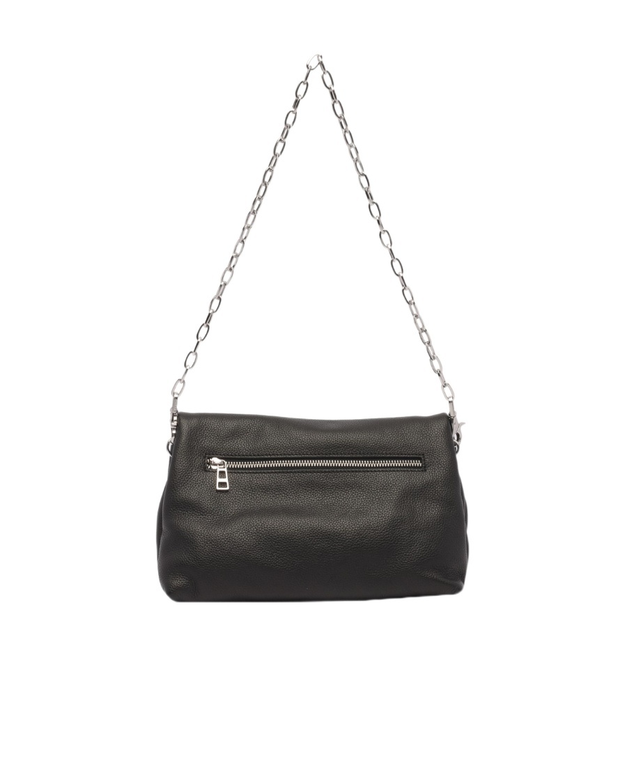 ZADIG & VOLTAIRE ZADIG VOLTAIRE EMBELLISHED LOGO FOLDOVER SHOULDER BAG