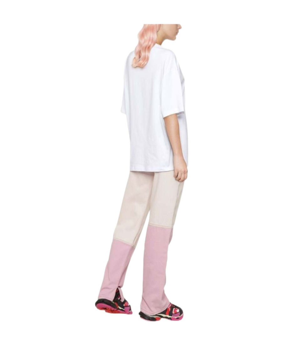 Msgm Logo-print Detail T-shirt In White