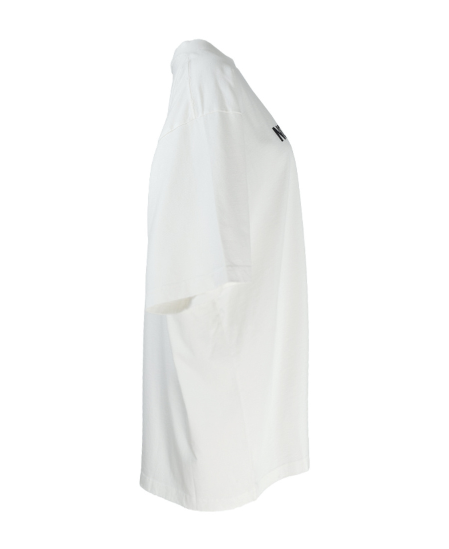 Balenciaga No Comment Oversized T-shirt In White