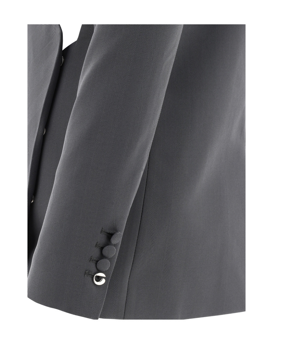 Coperni Tailored Jacket With Twisted Cut-out Detail In Black