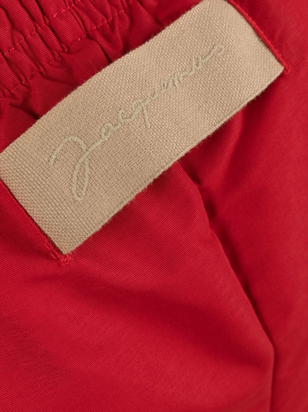 Jacquemus Le Maillot Praia Swimsuit In Red