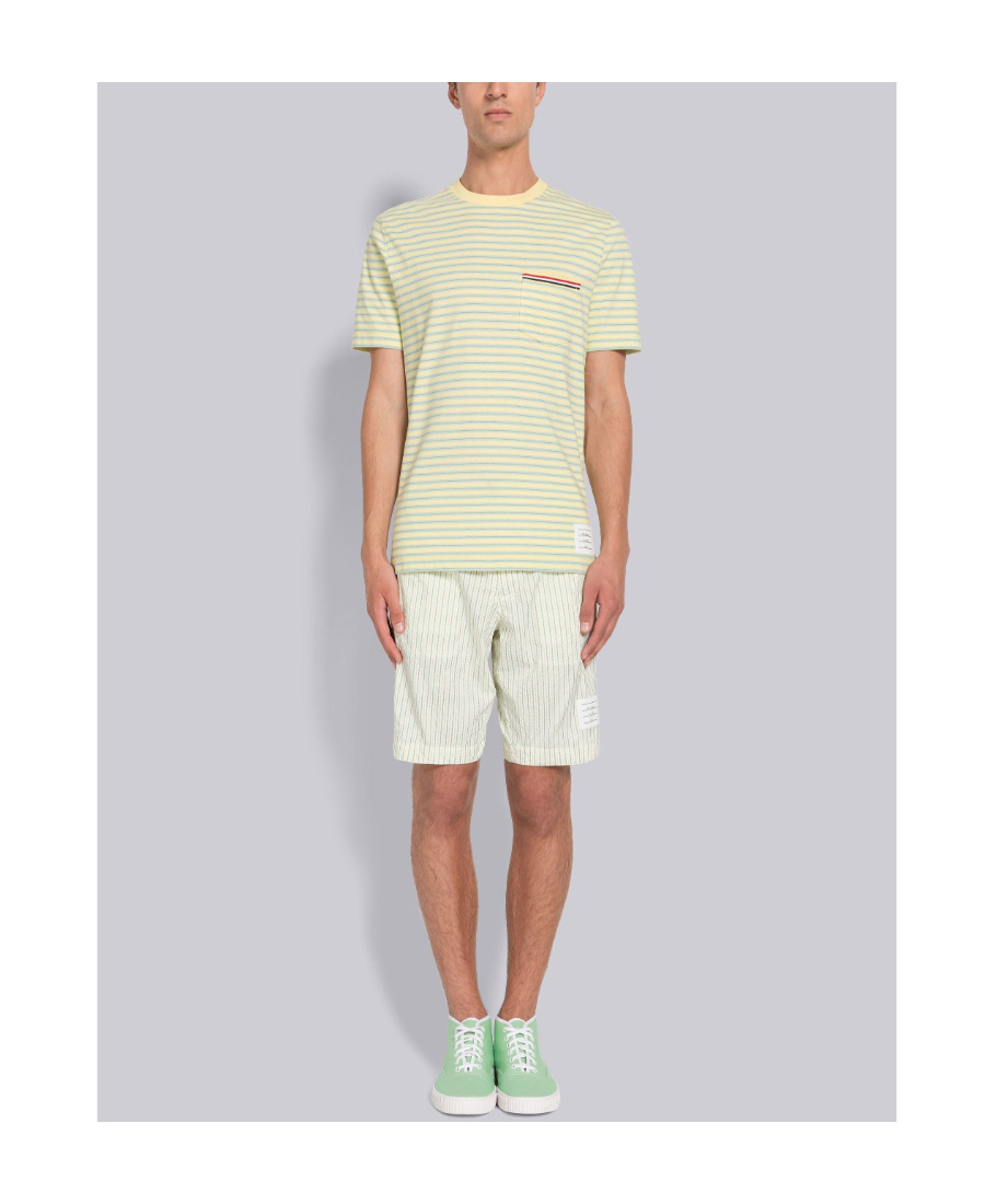Thom Browne Wen Cotton T-shirts And Polos In Nude