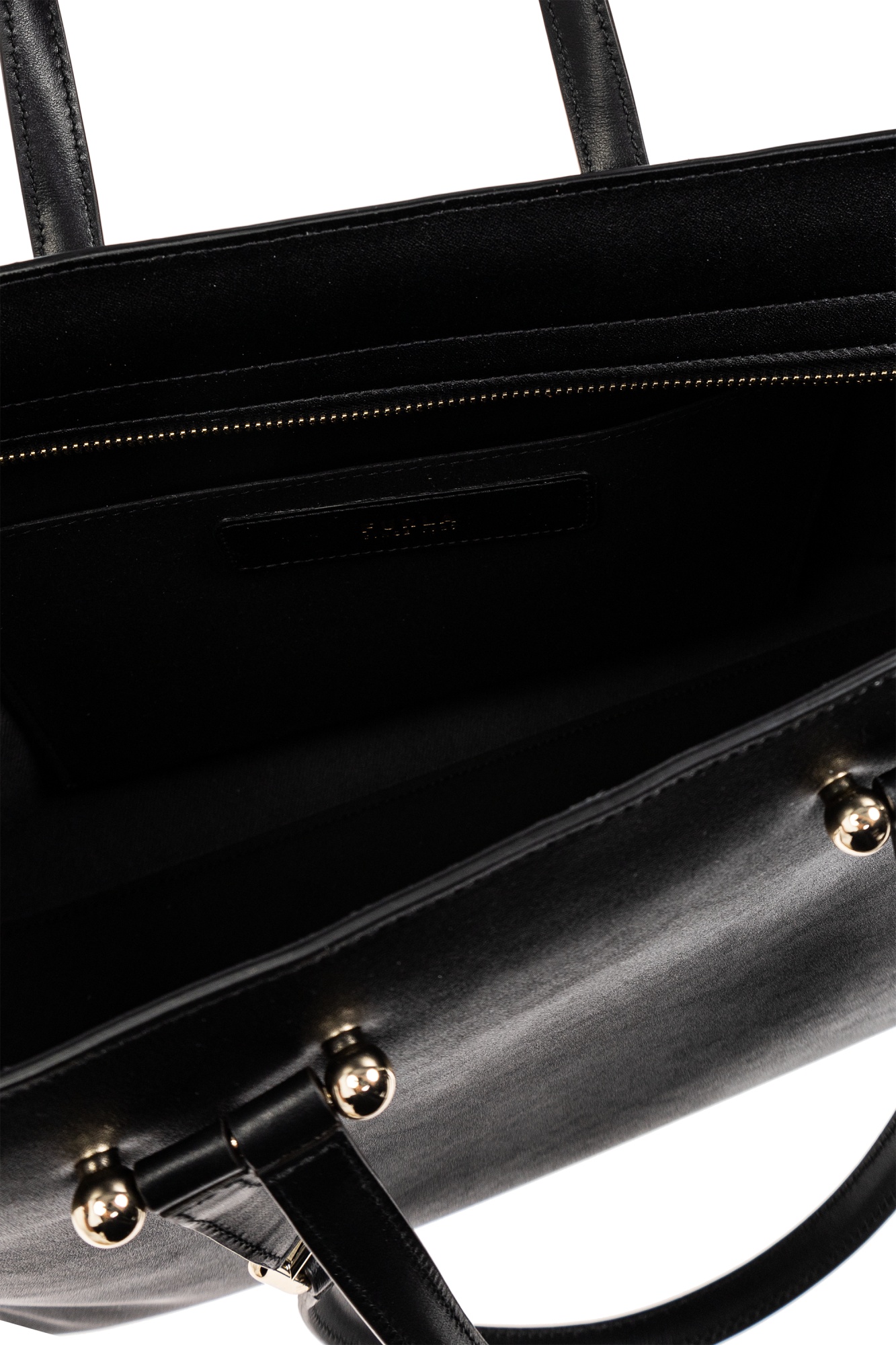 Furla Black Bag Duetto Large Type Shopper In Black