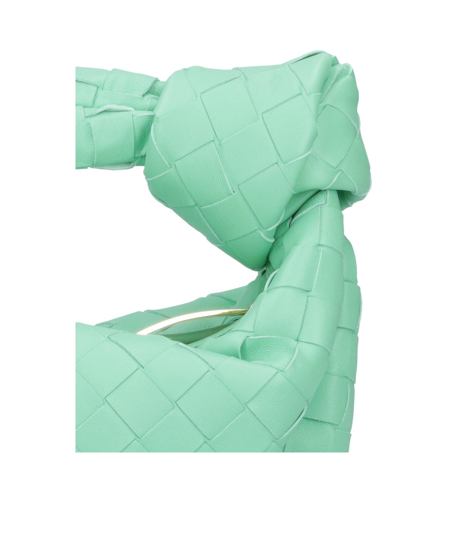 Bottega Veneta Mini Jodie Handbag In Green
