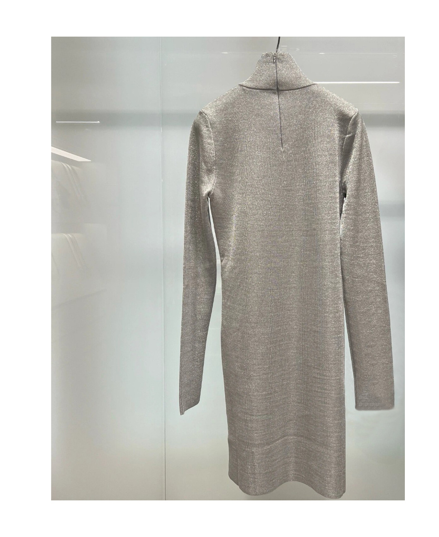 Balenciaga Unity Sports Icon-embroidered Minidress In Gray