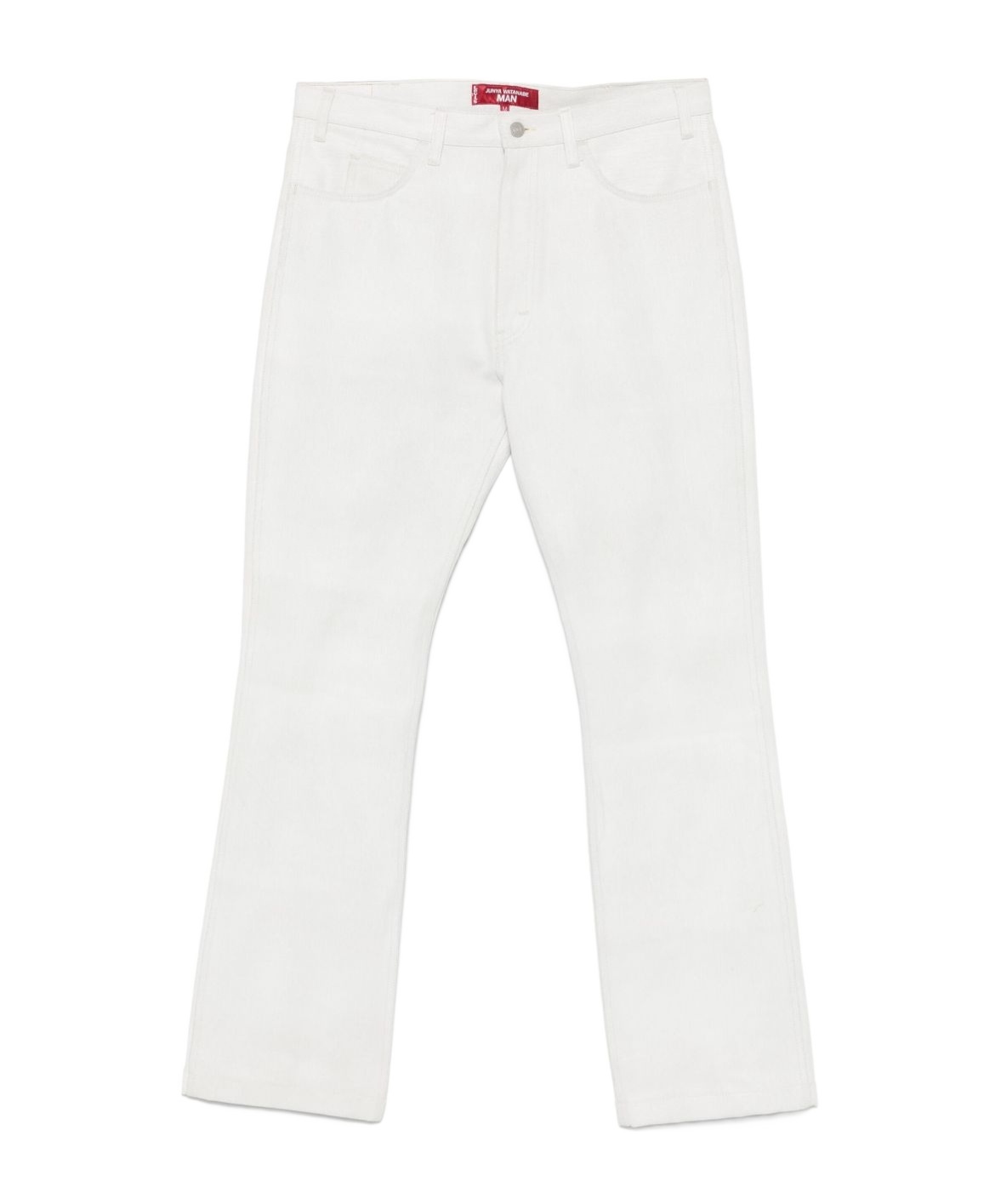Junya Watanabe Jeans With Logo Application In White