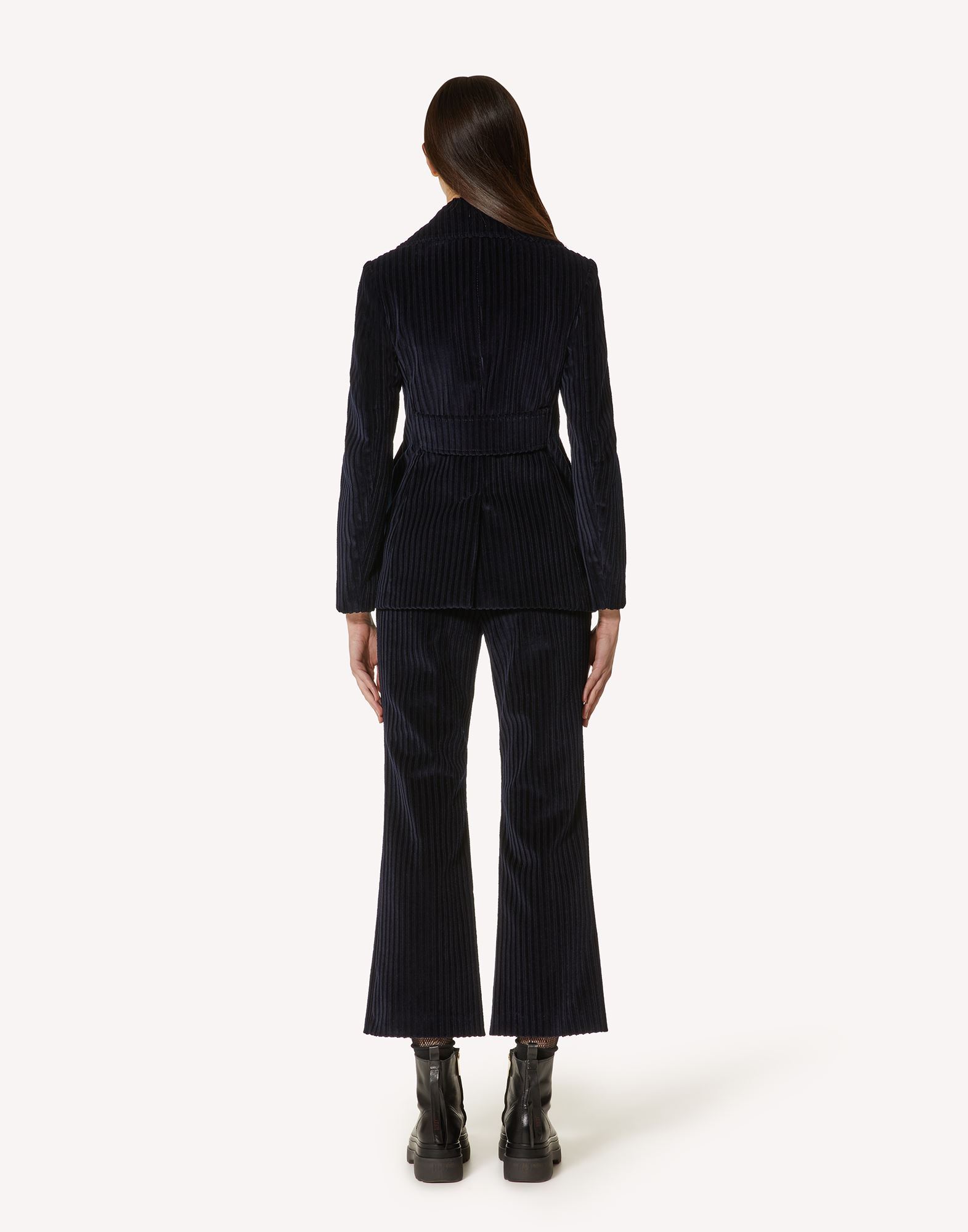 Red Valentino Horn Casual Pants In Black