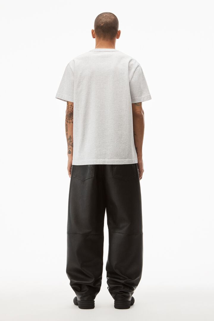 Alexander Wang Graphic-print Cotton T-shirt In Gray