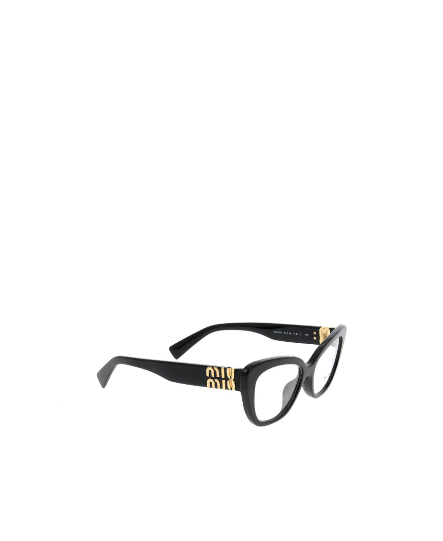 Miu Miu Logo Flat Mirror In Black