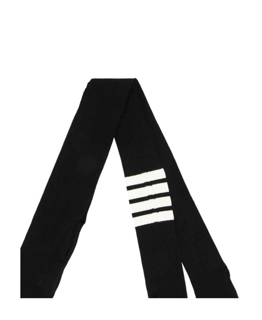 Thom Browne 4-bar Stripe Tights In Black