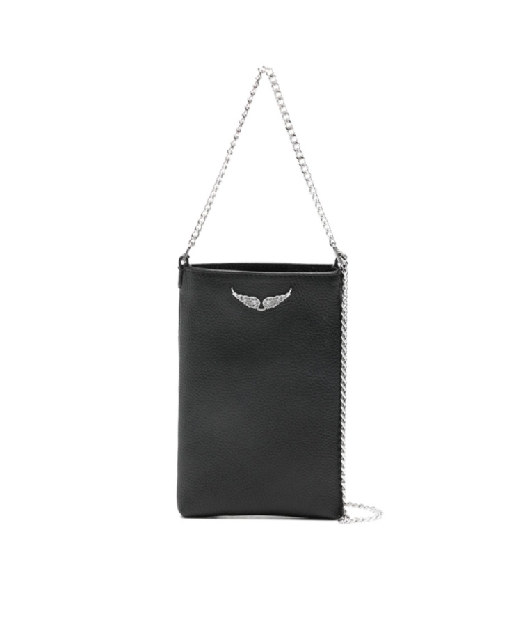 Zadig & Voltaire Rock Phone Mini Bag In Black