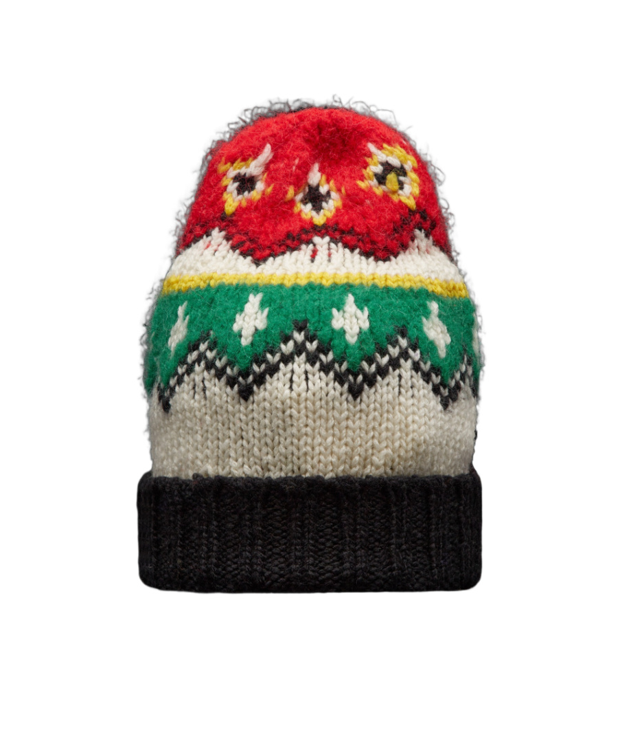 Moncler Alpaca Wool Jacquard Beanie