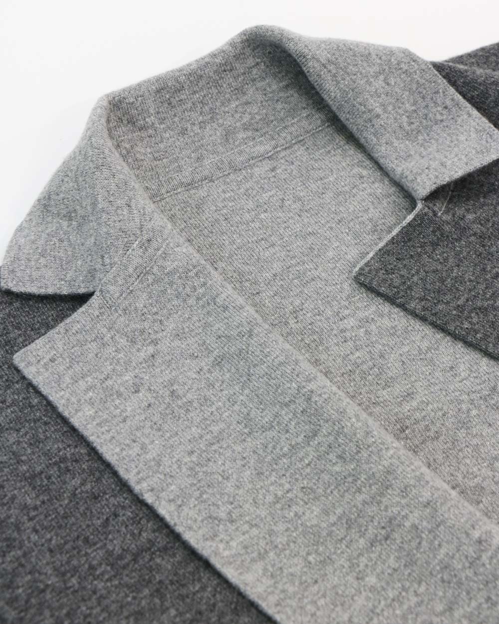 Max Mara Lapel Coat In Gray