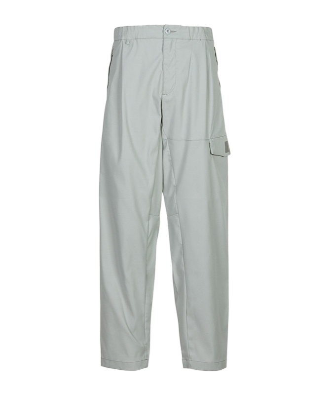 C.p. Company Logo-patch Cargo Trousers In Gray