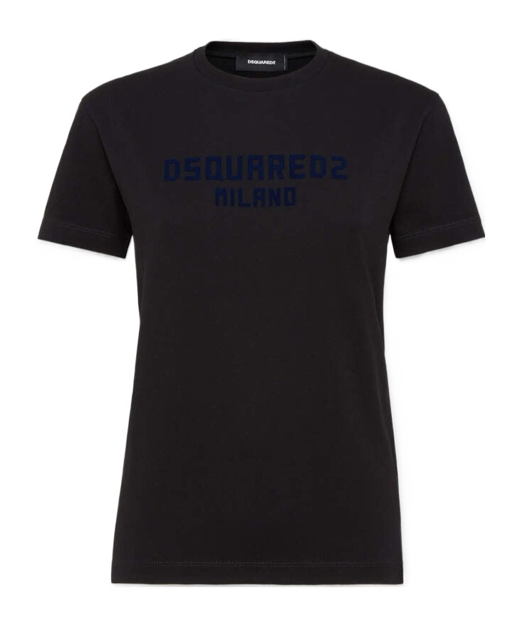 Dsquared2 Short Sleeve T-shirt In Black