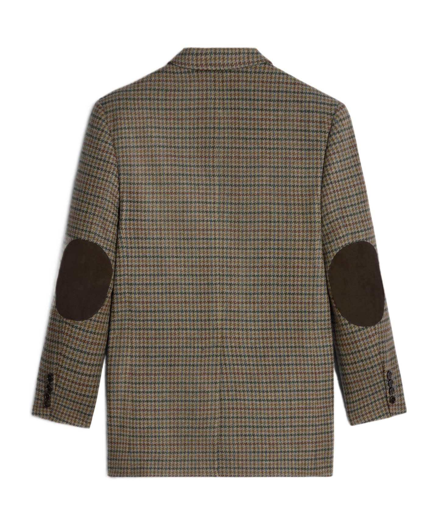 Celine Plaid Cashmere Suit Jacket In Green