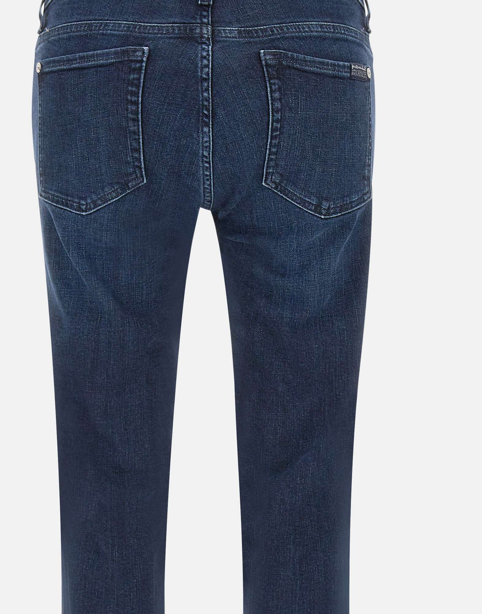 7 For All Mankind Logo Denim Jeans In Brown