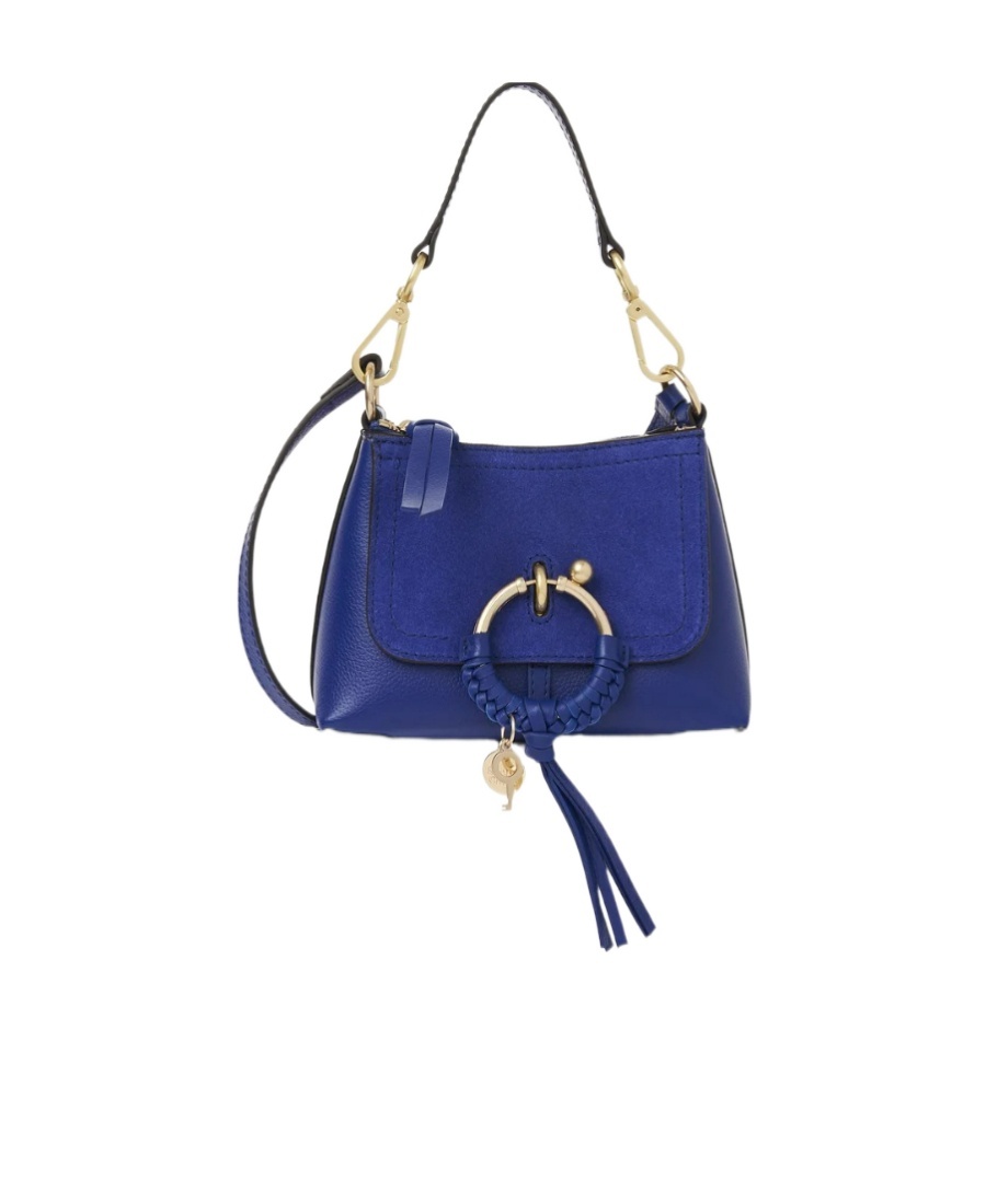 Shop See By Chloé Joan Mini Shoulder Bag In Blue