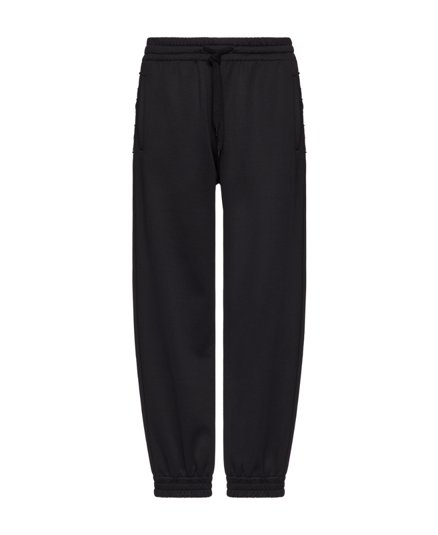 Valentino Untitled Studs Track Pants In Black